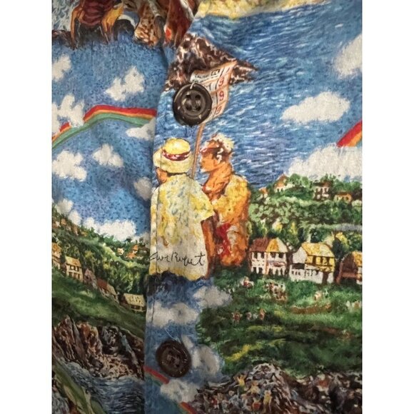 Reyn Spooner Guy Buffet Mens Vintage Hawaiian Button Up Shirt Medium Hawaii USA - Picture 5 of 7